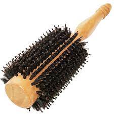 Shop for brush hair rollers online at target. Amazon Com High Density Boars Round Brush Wooden Handle For Blow Drying Straightening Volumizing Back Long Hair Thin Or Fine Large Roller 1 4 Core 2 8 With Bristles Beauty