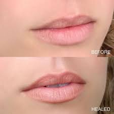 What Is Lip Blushing Permanent Lip Blush Tattoo Before After