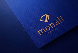 Luxury Embossed Logo Mockup On Blue Paper In 2020 Logo Mockup Business Card Mock Up Embossed Logo