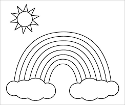 Download your free rainbow in someone's cloud coloring page. 8 Rainbow Templates Free Pdf Documents Download Free Premium Templates