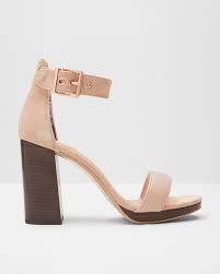 Block Heel Piped Detail Sandal Light Pink Shoes Ted Baker Shoes Light Pink Shoes Ted Baker Shoes