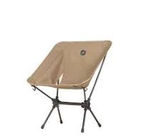 Low Back Ultralight Folding Camping Chairs With Storage Pouch - Khaki -  Black