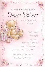 Dear Sister Birthday Letter For Sister A Loving Birthday Wish Dear Sister Centre Stage Http Www Amazon Co Uk Dp B00qzfj Happy Birthday Sister Happy Birthday Sister Cards Birthday Wishes For Sister