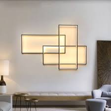 Modern Minimalist Square Alluminum Led Wall Lamp Dual Use Creative Geometric Remote Control Dimmable Wall Sconce Lighting Lamp Led Indoor Wall Lamps Aliexpress