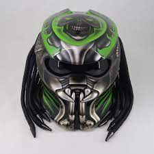 New Predator Helmet Skull Green Dot Ece Certified