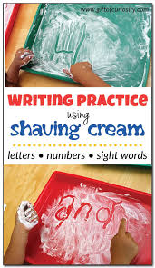 Numbering the letters so a=1, b=2, etc is one of the simplest ways of converting them to numbers. Shaving Cream Writing Learning Through Sensory Play