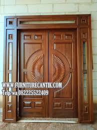 Model Pintu Utama Rumah Mewah Klasik Model Pintu Minimalis Rumah Kamar Utama Kupu Tarung Terbaru Dari Kayu