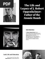 What Were Oppenheimers Acheivements