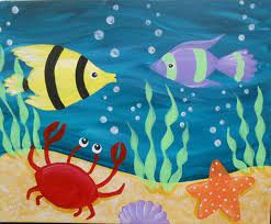 If you can make a basic star shape and circles, you can make all of an easy drawing idea that should you how to create the ears, snout, eyes, legs, round body, and of course the curly tail, this step by step is super. Underwater Drawing Ideas Under The Sea Drawing Happy Emotion