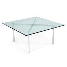Mies van der rohe's barcelona coffee table displays the pure compositional structure that epitomizes modern architecture. Ludwig Mies Van Der Rohe A Barcelona Coffee Table For Knoll International 2011 Mutualart