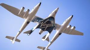 It will be the company's first fully crewed space flight. Branson S Virgin Galactic Reaches Edge Of Space Bbc News