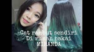 Cara mengecat rambut sendiri di ombre. Cara Mewarnai Rambut Sendiri Pakai Miranda Tutorial Ombre Hair Youtube