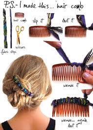 Nice Idea For Creating A Quick Unique Hair Accessory Each One Of Us Will Use Her Own Fabrics And Colors Hair Accessories Diy Hair Accessories Diy Hairstyles