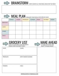 20 Meal Planning Templates That Will Melt The Stress Away