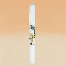 Kommunionkerzen traditionelle neue motive selber machen renate schatzl amazon de bucher. Kommunionkerze Handverziert K 13 In 3 Grossen Birmelin Wachswaren Gmbh