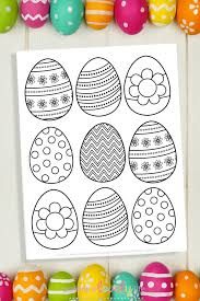 Check out these free printable easter egg coloring pages. Easter Egg Coloring Pages Free Printables