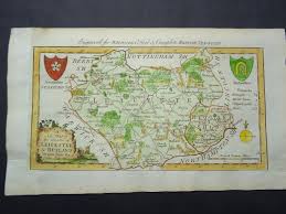 Antique map of Leicestershire & Rutland by Alexander Hogg and Thomas Conder  1784