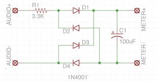 Audio vu meter mono circuit ». Simple Vu Meter Circuit Jeff Thompson