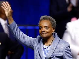 When clicking on lori lightfoot's website, the first message to be read is a big thank you chicago pop up, followed by the previous quote. Lori Lightfoot Promises Reform Is Here As She Becomes Chicago S 56th Mayor The Washington Post