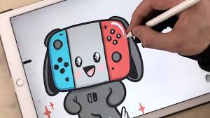 Nintendo Switch Kawaii Illustration With Ipad Pro Kawaii Illustration Procreate Ipad Art Nintendo Fan Art