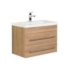 Anthrazit / grau, braun, eiche, holzoptik eiche, holzoptik grau, holzoptik hellbraun, weiß. Posseik Waschtisch Set 70 Cm Slimline Unterschrank In Eiche Hell Hafenmarkt