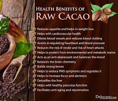 Early research shows that drinking a cocoa beverage rich in certain chemicals called flavanols for 6 months can increase walking distance in people with this. Raw Cacao Is Nature S Superfood Stimulant Drjockers Com