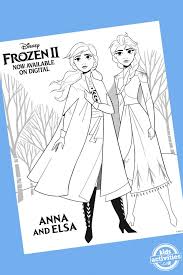 Elsa is a disney princess, or queen rather, that we won't easily forget. Frozen Coloring Pages Featuring New Characters From Frozen 2