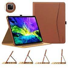 Timovo Case For New Ipad Pro 11 Inch 2020 2nd Generation 4 Viewing Angles Pu Leather Folding Folio Case Cover Support Apple Pencil Pair Charging With Au In 2020 New