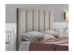 Le bois est l'élément à la mode dans la décoration des maisons et votre chambre ne peut pas être moins. Tete De Lit Coutures Verticales 160 Cm Tissu Velours Beige Inga