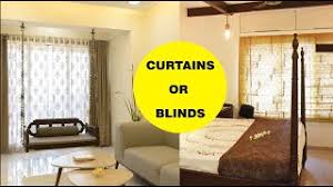 Blinds are ideal for blocking out any unwanted light and keeping your privacy while adding a touch of style to your home. Blinds Or Curtains What To Choose Interior Design Trends India 2020 Youtube