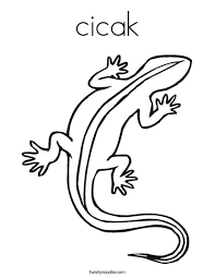 37+ gecko coloring pages for printing and coloring. Cicak Coloring Page Twisty Noodle