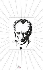 Ataturk Cerceve Kalip 10 Kasim Etkinlikleri Ataturk Kirtkirtla Gorsel Sanatlar Boyama Sayfalari Sanat Ve Elisleri