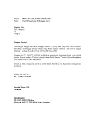Saat masuk bekerja di sebuah perusahaan pertama kali sebelumnya pasti anda menandatangani kontrak kerja. Contoh Surat Phk Dengan Berbagai Alasan Surat Tulisan Alas