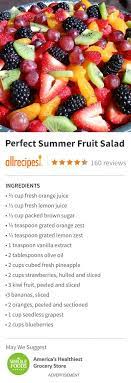 Perfect Summer Fruit Salad Recipe Summer Fruit Salad Recipe Summer Salads With Fruit Fruit Salad Recipes
