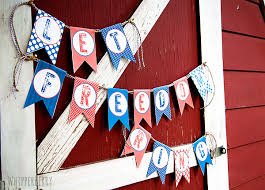It is red, white and blue of course. 50 Printables To Celebrate The 4th Of July The Paper Blog