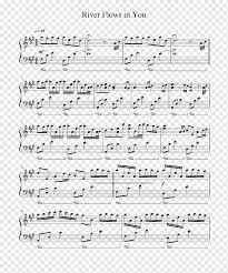 River Flows In You Sheet Music Piano Kiss The Rain Sheet Music Png Pngwing