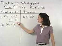 Gallery of 50 algebraic proofs worksheet with answers. Geometry Proofs Algebra Proofs Mathhelp Com Youtube