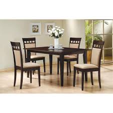 Gabriel Collection Cappuccino And Beige Side Chair Set Of 2 Beige Cappuccino Dining Room Sets Dining Room Furniture Sets Rectangular Dining Table