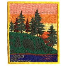 Woods Water Scene Embroidery Designs Machine Embroidery Designs At Embroiderydesigns Com Machine Embroidery Quilts Machine Embroidery Designs Embroidery Designs