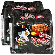 If you want them only pretty spicy, keep half of the pepper mixture in the foil pack and discard it. Buy Samyang Korean Spicy Hot Chicken Ramen Noodles Halal 10 Packs Online In Hong Kong 401597868602