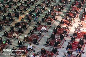 شُکوه عزاداری حسینی در مسجد مقدس جمکران