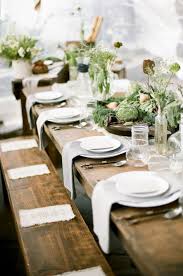 Maybe you would like to learn more about one of these? Farm To Table Reception Inspiration From Cedarwood Weddings Cedarwood Weddings Outdoor Table Settings Wedding Table Settings Table Decorations
