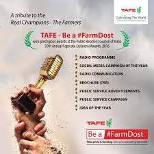 Tafe Has Been Crowned The Champion Of Champions At The 10th Annual Corporate Collateral Awards 2016 Orga Relatable Public Relations Social Media Campaign