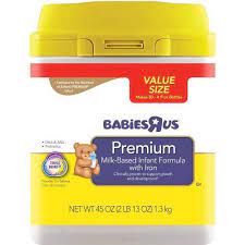Babies R Us Premium Infant Formula In Mess Less Smartub 45oz Baby Formula Baby Food Recipes Baby Formula Feeding Chart