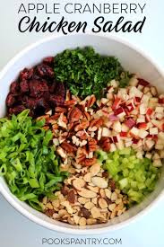 Apple Cranberry Chicken Salad Recipe Recipe In 2020 Cranberry Chicken Salad Cranberry Chicken Delicious Chicken Salad