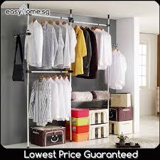 Press alt + / to open this menu. 2503 1 Korean Standing Pole Clothes Rack Open Concept Closet Walk In Wardrobe Shopee Singapore