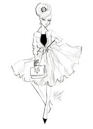 Black And White Fashion Sketches By Heather Fonseca At Coroflot Com Fashion Sketches Sketches Fashion Illustration