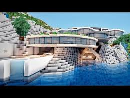 Plan maison minecraft maisons minecraft cool meubles minecraft maisons minecraft faciles loisirs créatifs minecraft maison moderne minecraft déco minecraft projet maison batiment. Minecraft Enorme Maison Moderne Sur Une Falaise Youtube Minecraft Mansion Modern Minecraft Houses Minecraft City