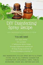 Diy Disinfecting Non Toxic Spray Recipe With Essential Oils Peppermint Oil Orange Oil Eu Diy Essential Oil Recipes Essential Oils Essential Oils Cleaning