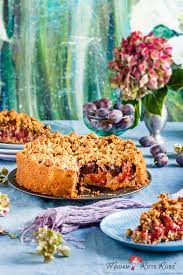 Zwetschgen Dinkelvollkornkuchen Mit Knusprigen Walnuss Streusel Madam Rote Rube Und Ihre Geniale Landkuche